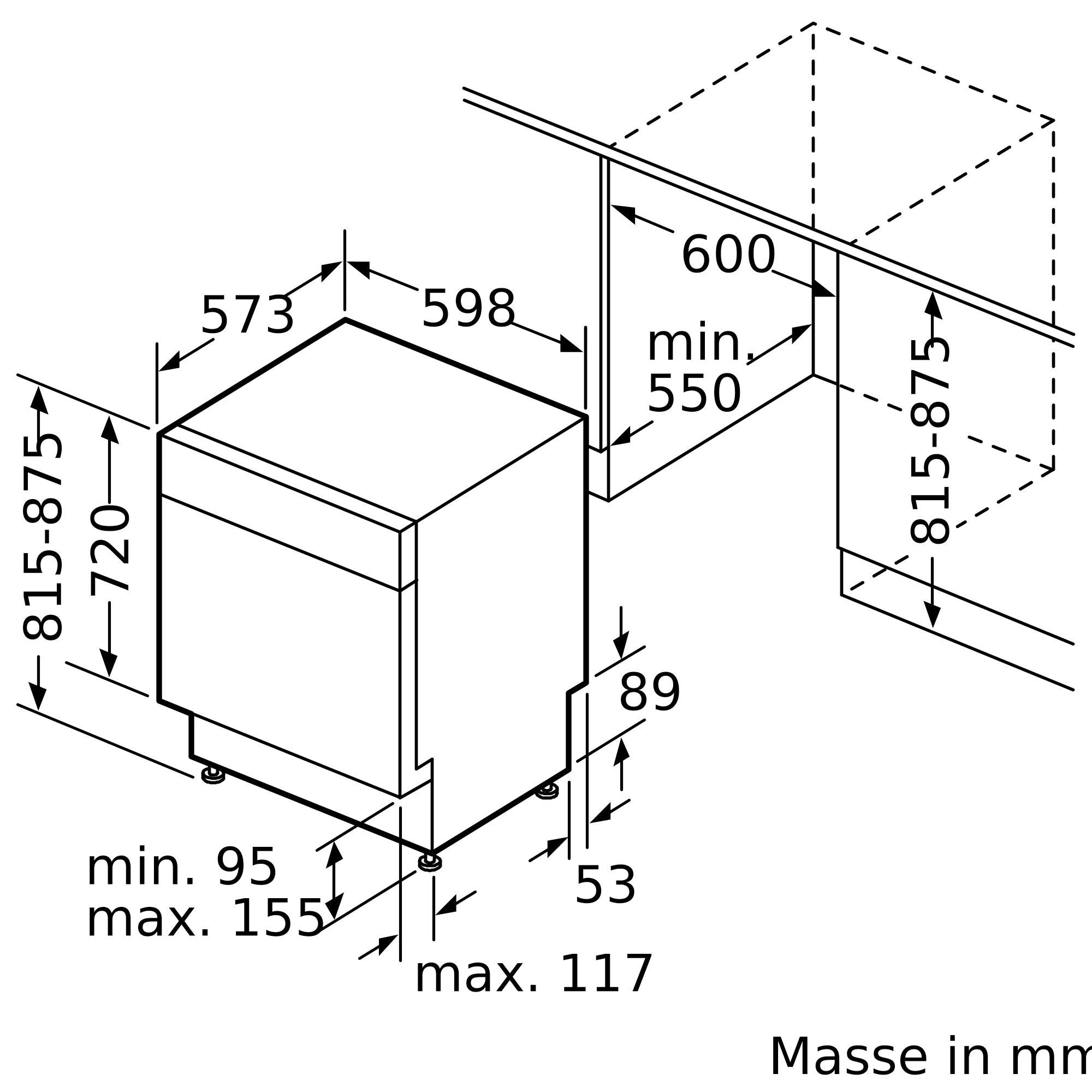 Bosch Serie 4, Unterbau-Geschirrspüler, 60 cm, Edelstahl