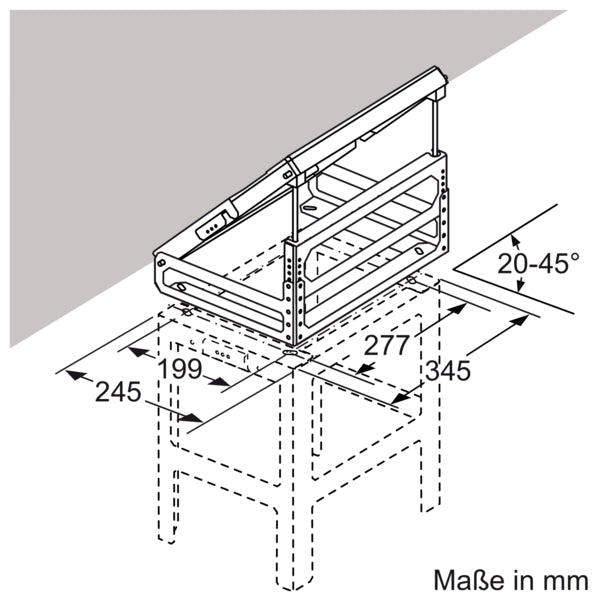 Adapter für Dachschrägen vorne/hinten