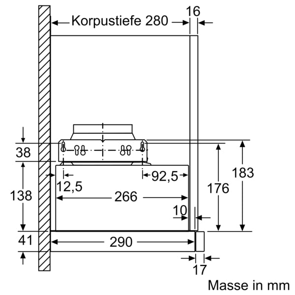 Siemens iQ300, hotte à filtre descendant, 60 cm, argent métallisé, poignée optionnelle