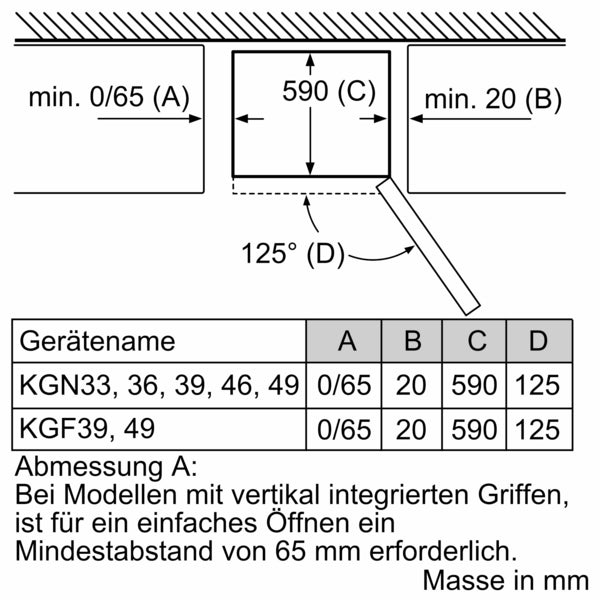 Bosch Serie 2, Freistehende Kühl-Gefrier-Kombination, 186 x 60 cm, Weiss