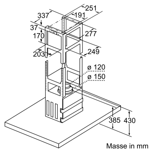 Siemens iQ500, Inselhaube, 90 cm, Edelstahl