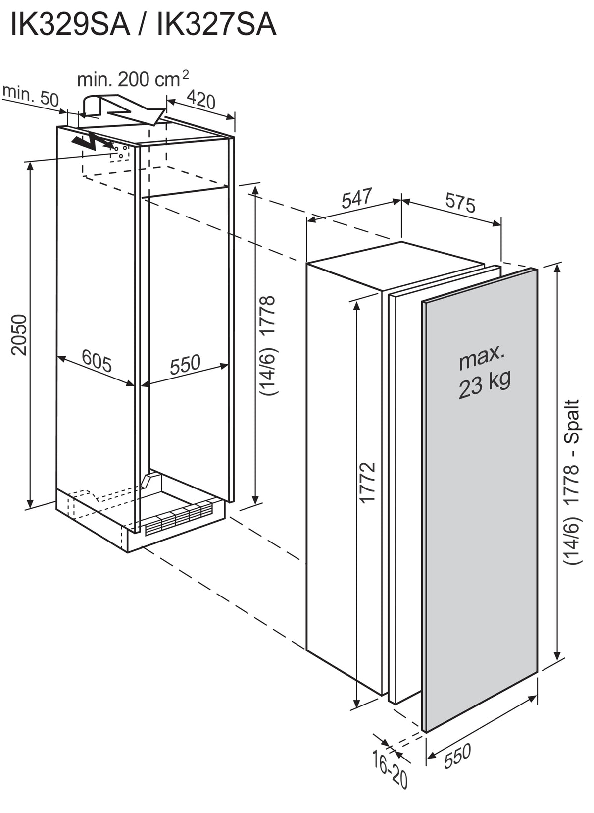 Electrolux Refrigerator IK329SAR