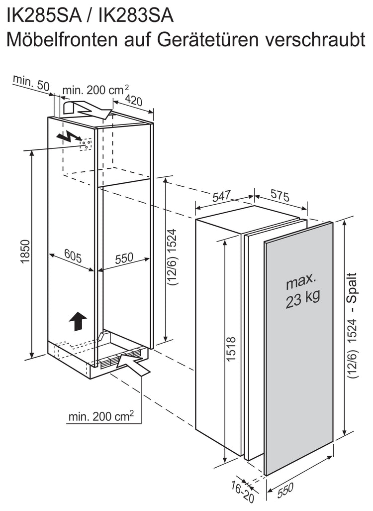 Frigorifero Electrolux IK283SAL
