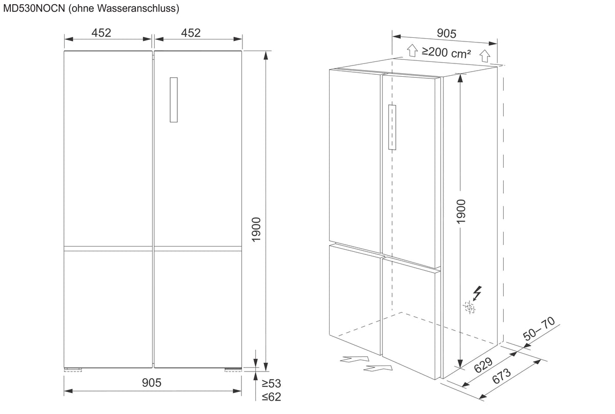 Electrolux Fridge Freezer MD530NOCN