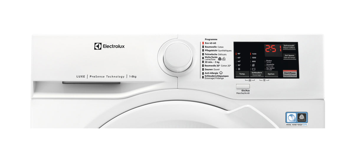 Electrolux a carica frontale WAL3E500