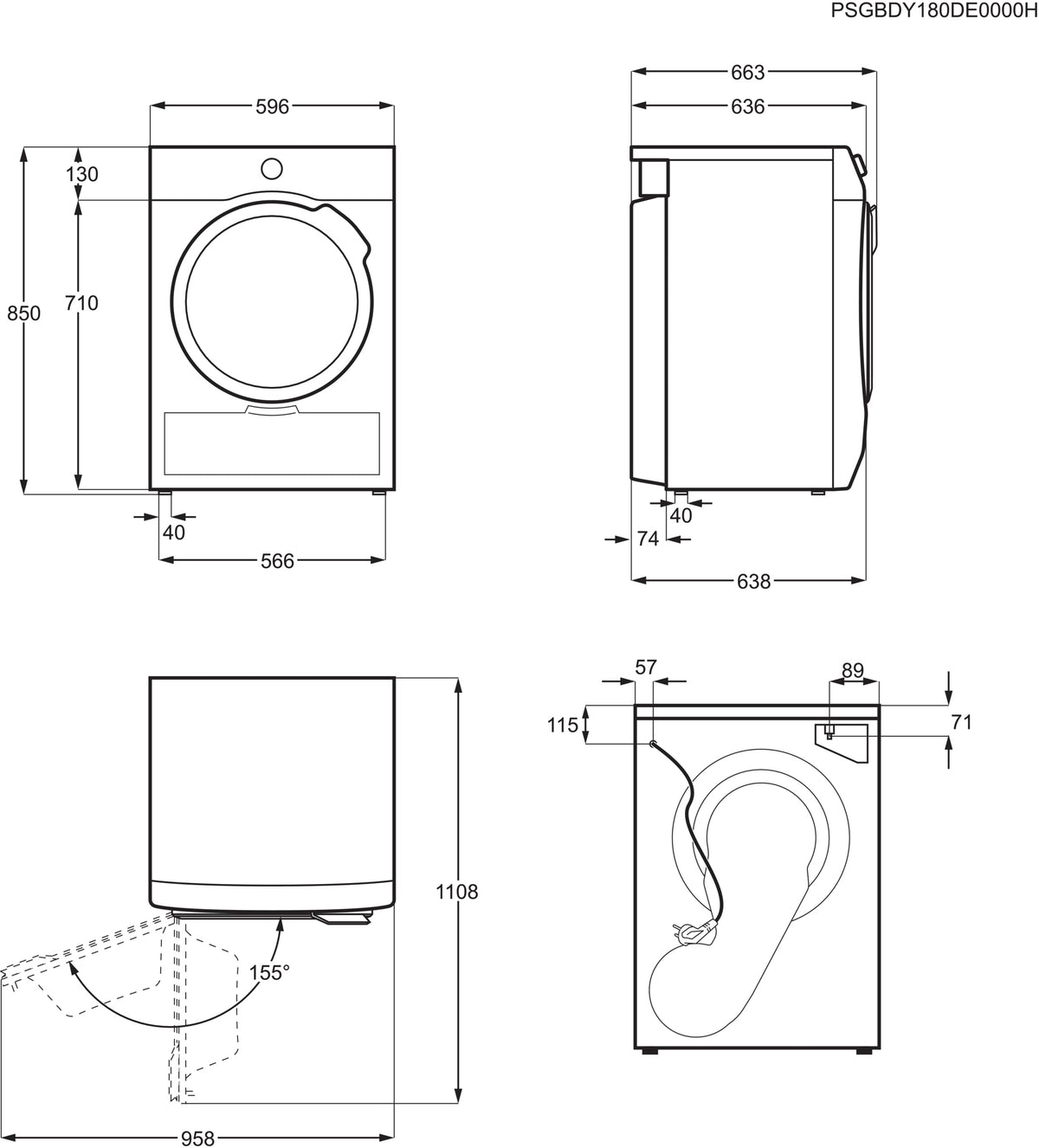 Electrolux a carica frontale TWL5E500