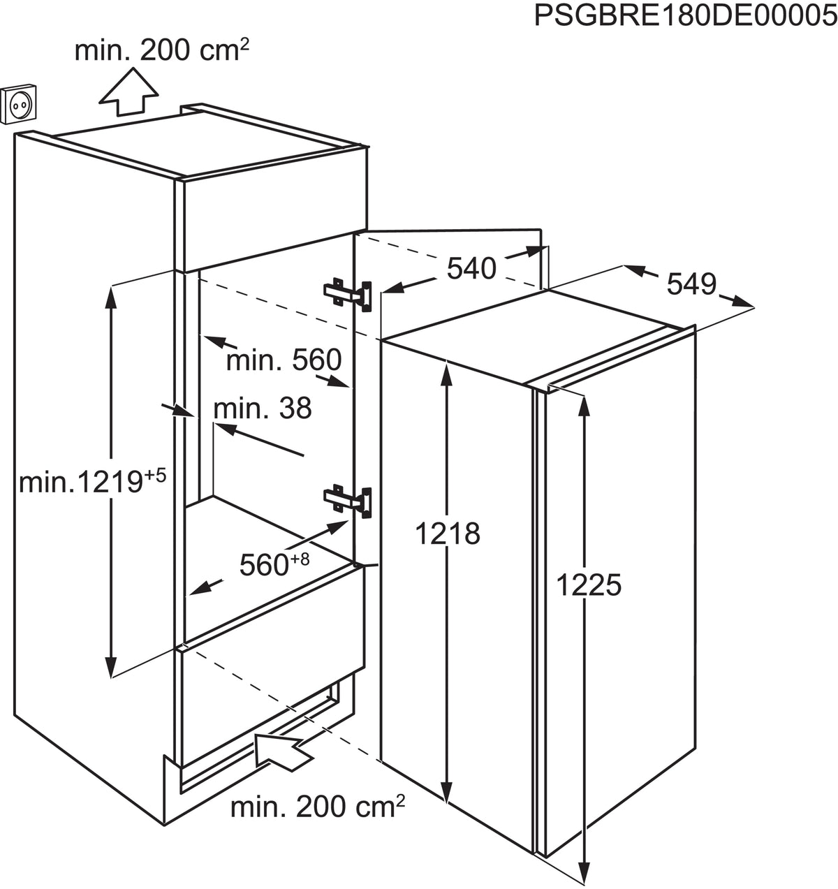 AEG Kühlschrank AIK2104L