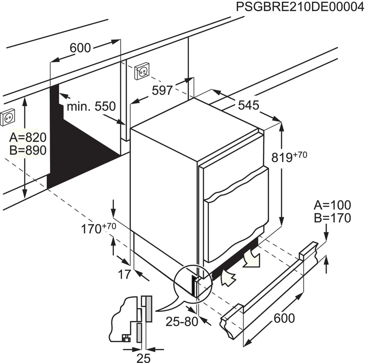AEG Kühlschrank AUK1173R