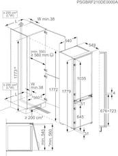 Frigorifero combinato AEG AIK2710R