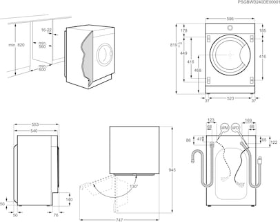 Electrolux Frontal WTGL3VI500