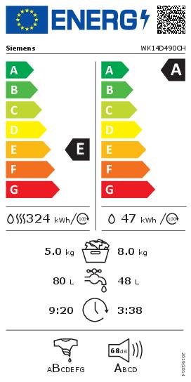 Siemens iQ500, lavatrice-asciugatrice da incasso, 7/4 kg